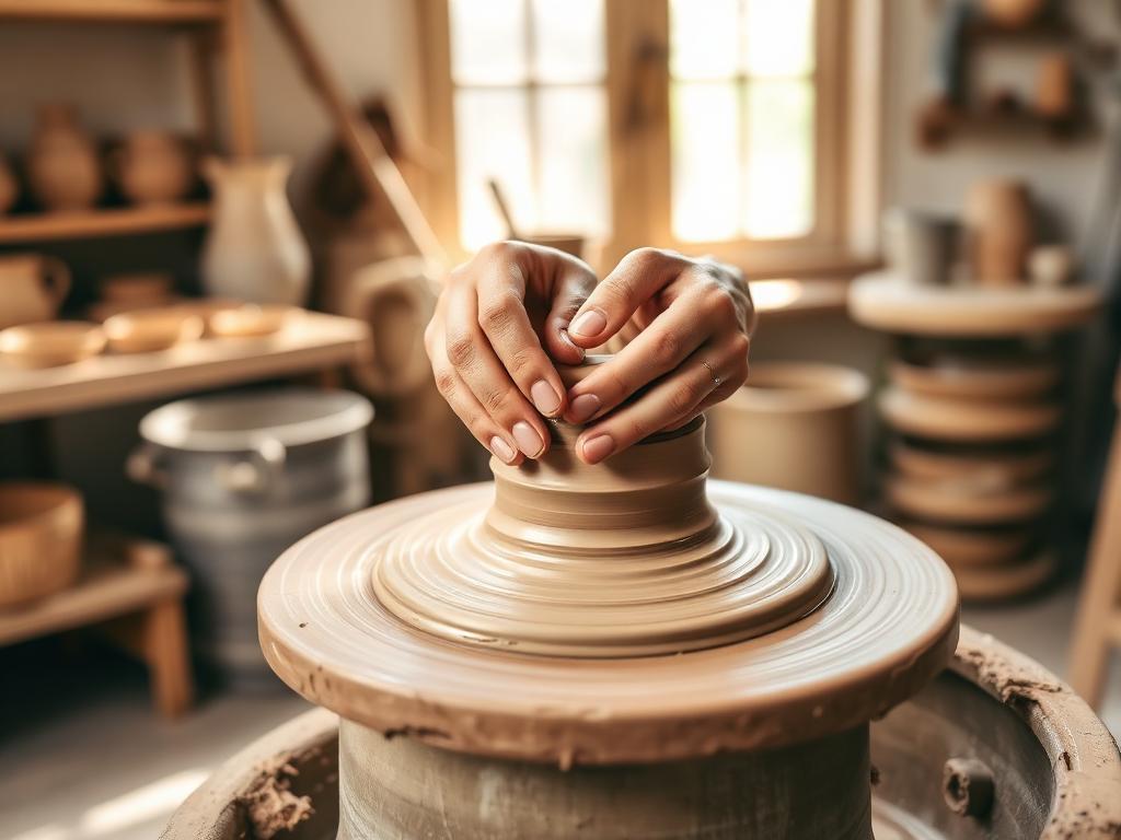Mud, Wheels & Wine: Beginner Pottery Night